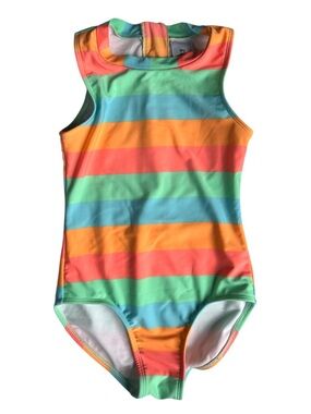 Art Class striped swimsuit girls M 8
